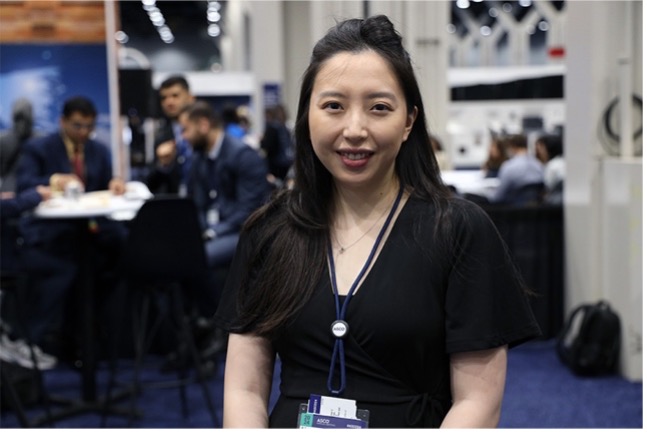 Andrea Lo pictured at the 2024 ASCO Annual Meeting