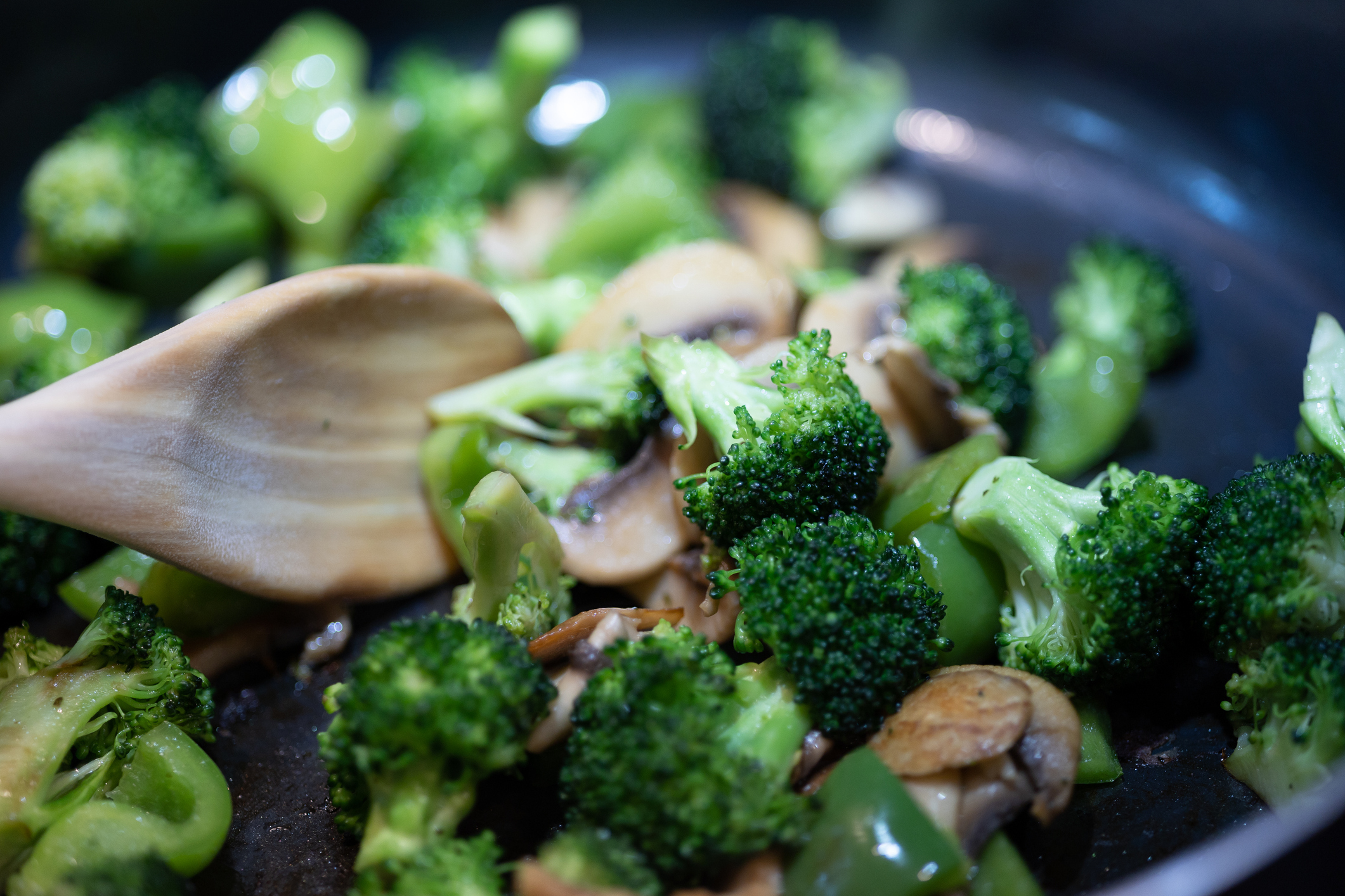 Broccoli and Mushroom Stir Fry