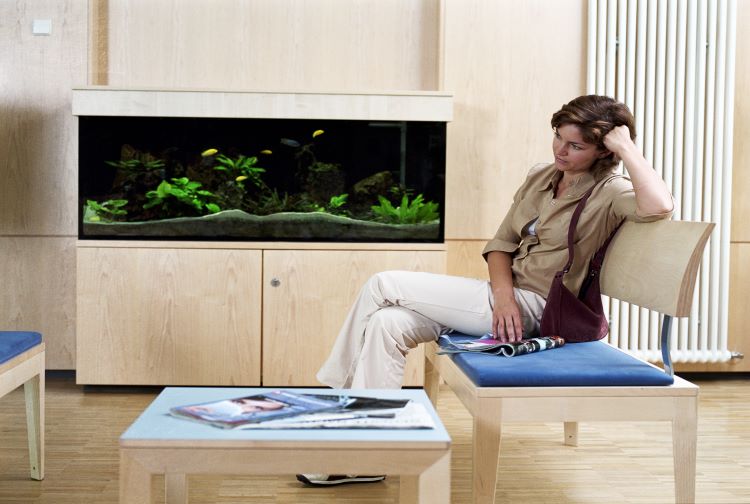 Image of patient in waiting room 